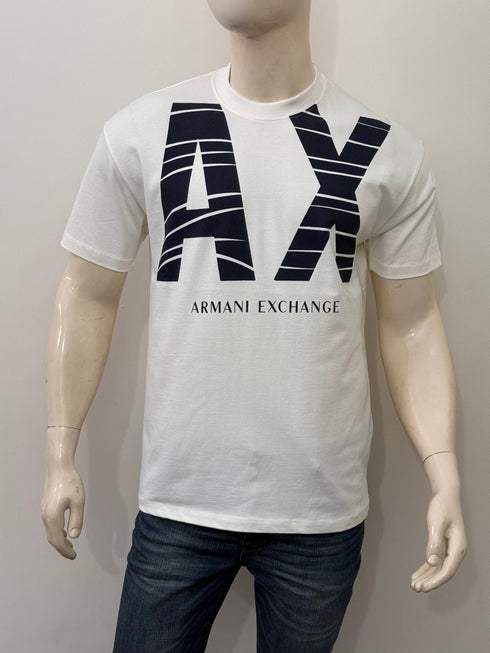 ARMANI EXCHANGE CREW NECK - WHITE